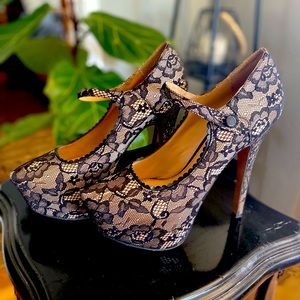 Besty Johnson 6-inch platform stiletto heels